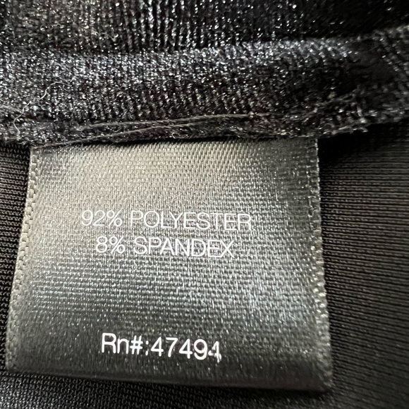 Norma Kamali black velvet oversized NK Velcro button shirt size XS Revolve - Picture 8 of 13